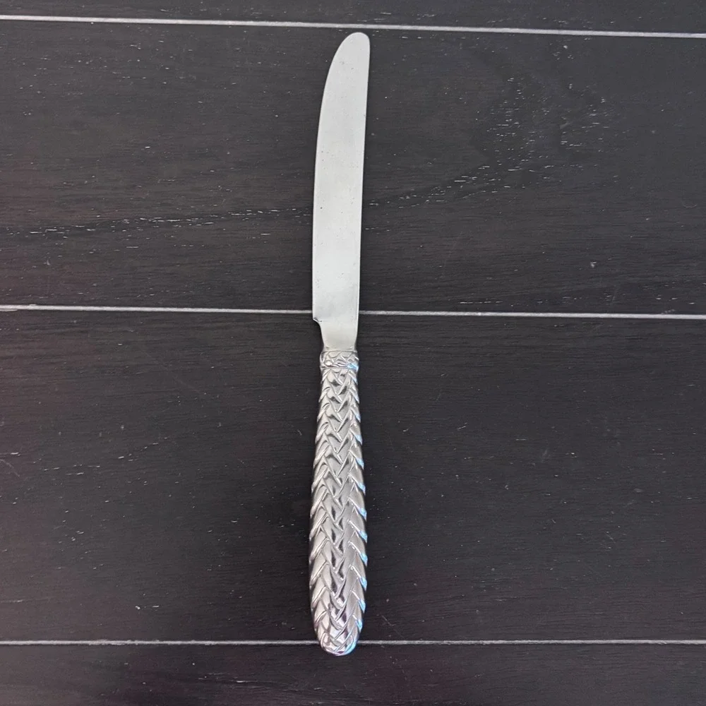 Equestrian Braid (Stainless, 1991) by RALPH LAUREN Flatware | New French Knife